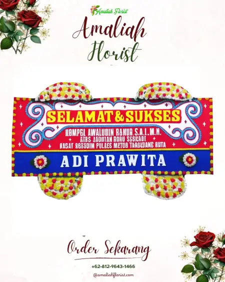 Papan Bunga Ucapan Selamat Wedding Venue Cibinong Bogor